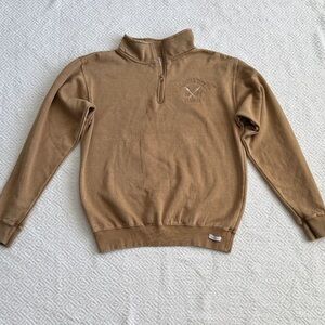 Ragwear Men's Tan Zip-Up Sweater Sz M